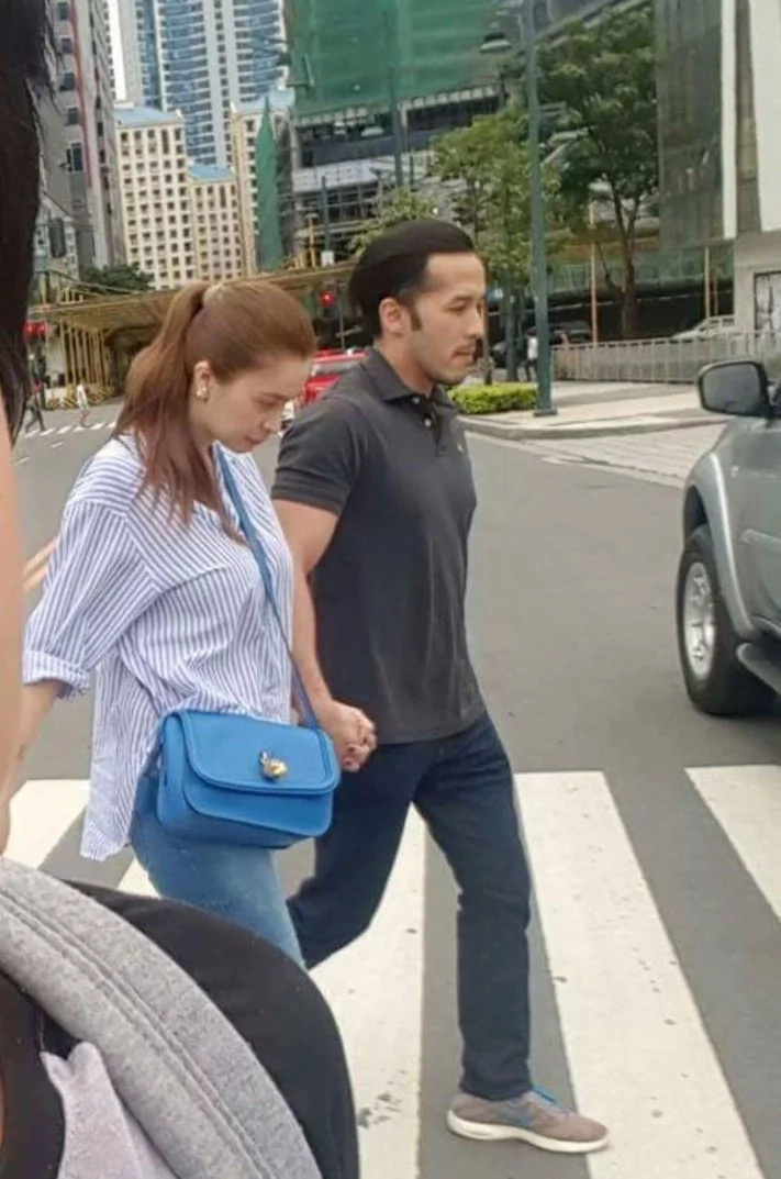 Sunshine and Macky together at Bonifacio Global City Sunshine and Macky together at Bonifacio Global City