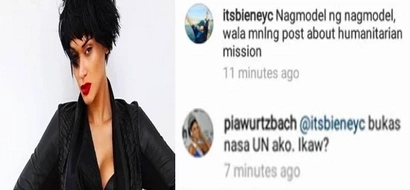 Aray ko po! Savage Pia bashes netizen who criticized her IG post