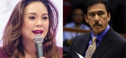 Claudine Barretto has a winning message to her ninong Tito Sotto about his controversial remark