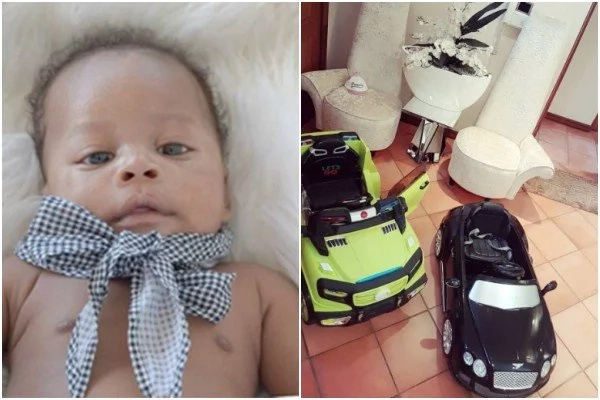 Diamond Platnumz spends a fortune on super expensive cars for his 3 month-old son (Photo)