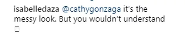 Alex Gonzaga publicly tells Isabelle Daza to comb her hair Alex Gonzaga publicly tells Isabelle Daza to comb her hair
