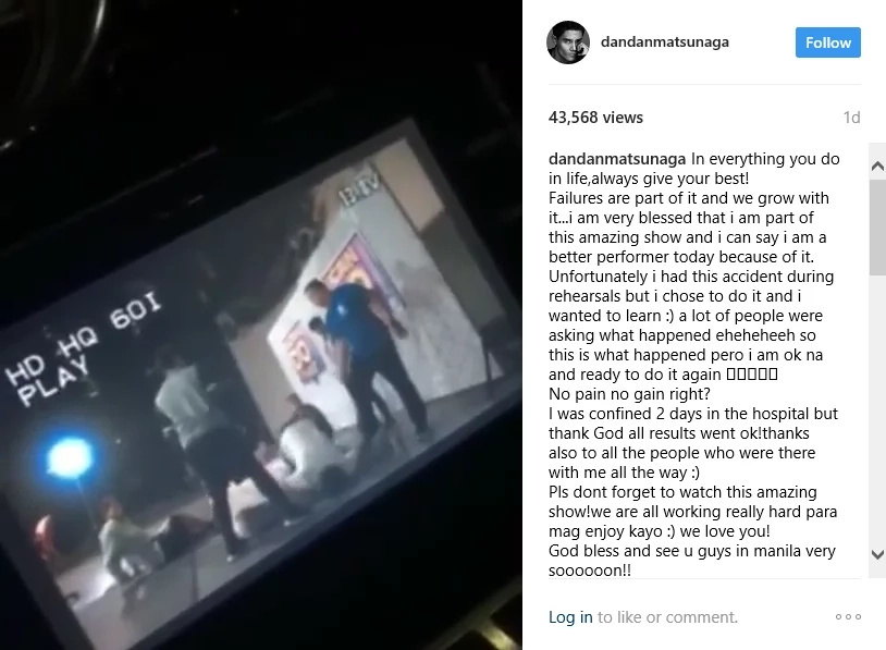 Daniel Matsunaga’s accident video went viral. Daniel Matsunaga’s accident video went viral.