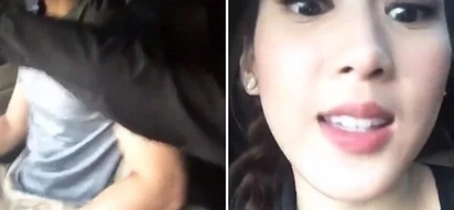 Feel na feel kasi! Alex Gonzaga accidentally hits boyfriend Mikee in the face while singing in car