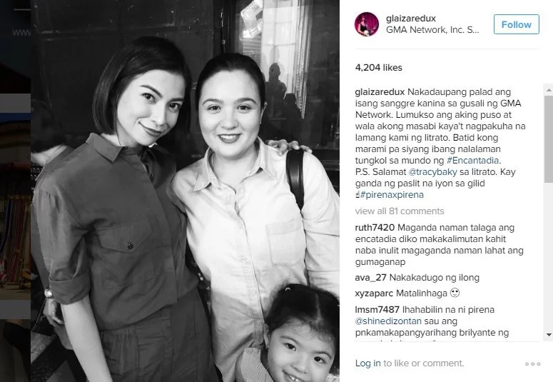 Glaiza de Castro meets the original Pirena of Encantadia Glaiza de Castro meets the original Pirena of Encantadia