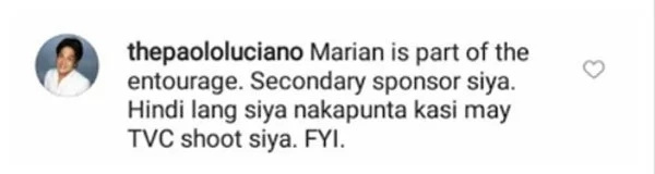 Marian Rivera fails to attend Rochelle Pangilinan's wedding because of prior commitment Marian Rivera fails to attend Rochelle Pangilinan's wedding because of prior commitment
