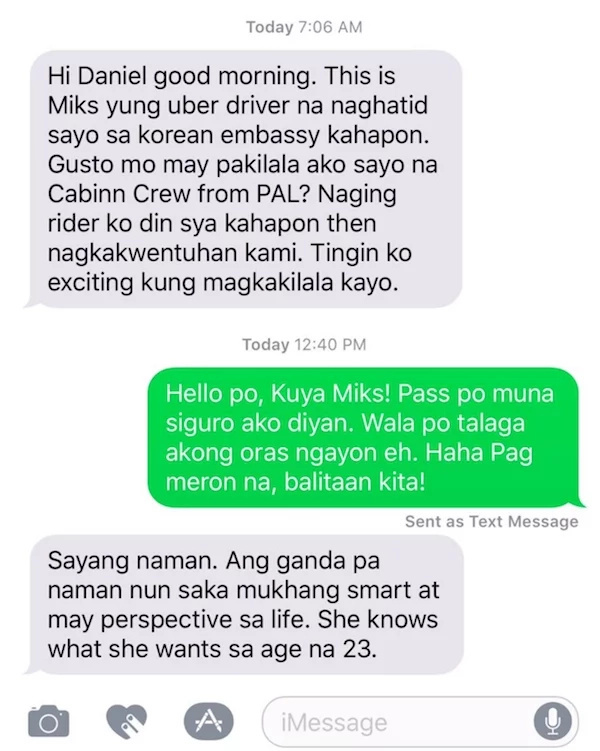 Netizen shares encounter with Uber Driver who tried to set him up with a date Netizen shares encounter with Uber Driver who tried to set him up with a date