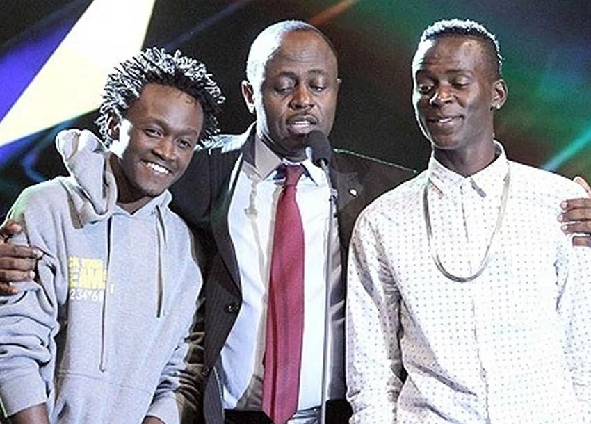 Willy Paul and bahati's separate meetings with secular artistes raise eyebrows