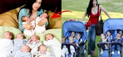Totally amazing! This woman gives birth to octuplets and she's hacking motherhood like a pro!