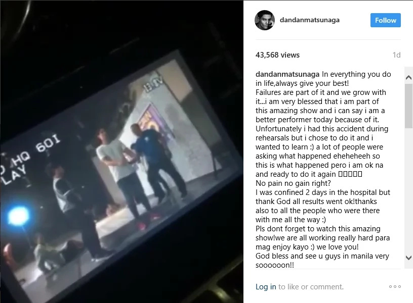 Daniel Matsunaga’s accident video went viral. Daniel Matsunaga’s accident video went viral.