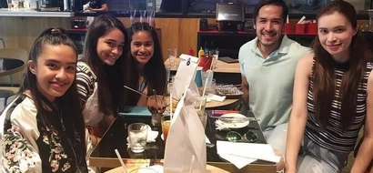 Nagkakitaan na rin! Macky Mathay dines out with Sunshine Cruz and daughters