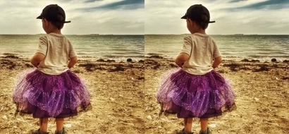 Mother gets criticized for letting her 3-year-old son wear skirts