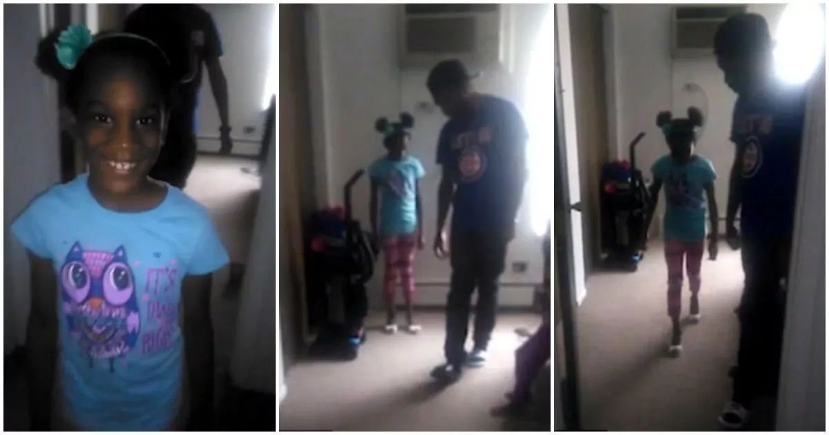 See how father coaches daughter, 6, how to walk in high heels (photos, video)