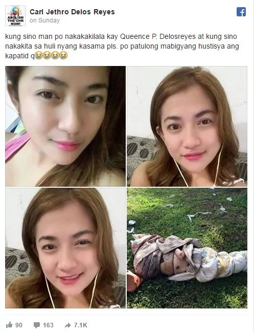 Quencee Delos Reyes raped, murdered at suspect's house Quencee Delos Reyes raped, murdered at suspect's house