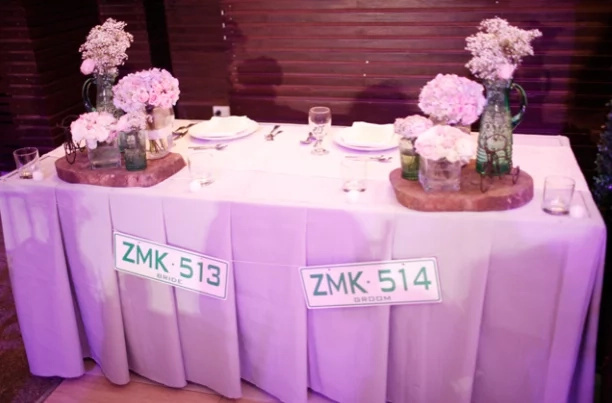 Couple weds after a license plate love story Couple weds after a license plate love story