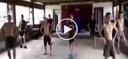 Video of dancing topless PH soldiers went viral; their dance steps will amaze you!