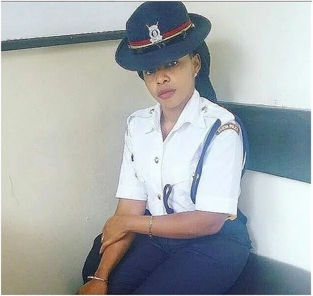 Kenyans spot another beautiful cop and spread the world faster than wildfire (photos)