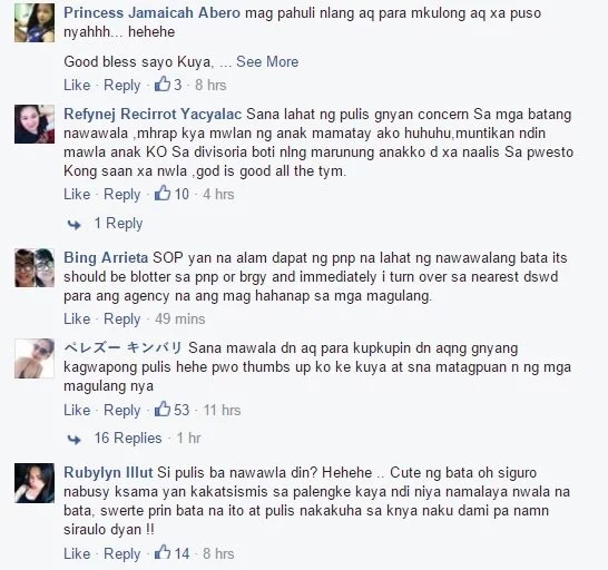 Policeman looks for missing child's parents through Facebook Policeman looks for missing child's parents through Facebook
