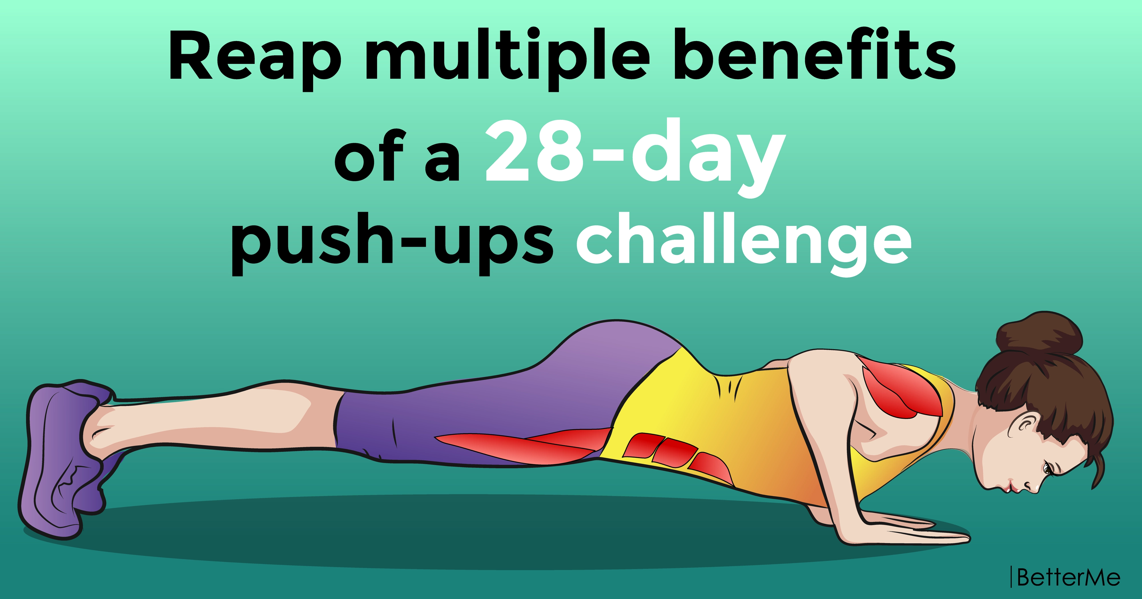 Reap Multiple Benefits Of A 28 Day Push Ups Challenge