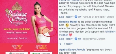 Sabotahe ba? Netizens criticize fail photo edit of a Binibining Pilipinas candidate