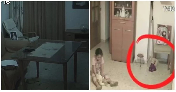Watch: Father decides to investigate when his daughter complains about feeling scared while playing with her toys