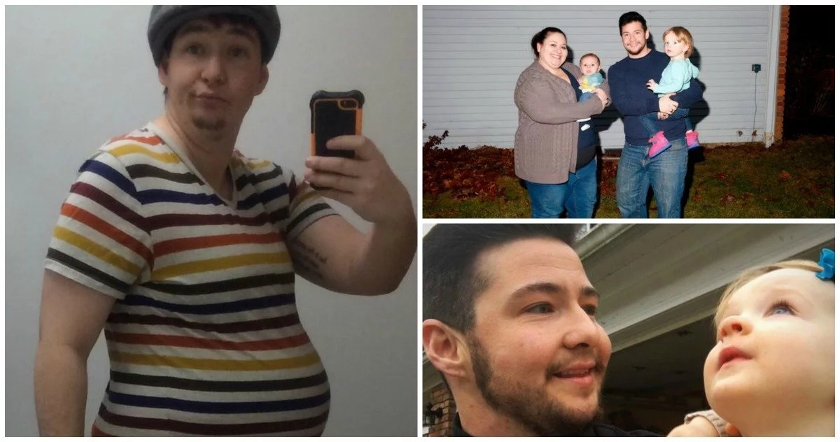 Miracle! Meet pregnant MAN, 33, gives birth to his own daughter after his wife failed to conceive (photos)