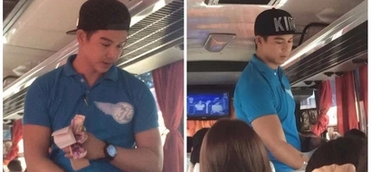 Biyaheng forever! Photos of handsome bus conductor leave netizens swooning