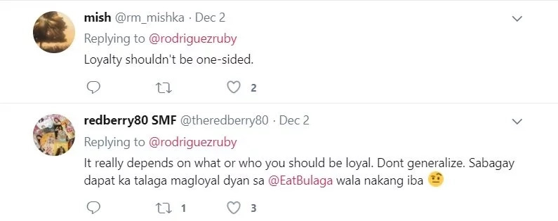 Hala! Na-bash ng bongga! Ruby Rodriguez strikes back on netizens who links her "loyalty" post to Maine Mendoza Hala! Na-bash ng bongga! Ruby Rodriguez strikes back on netizens who links her "loyalty" post to Maine Mendoza