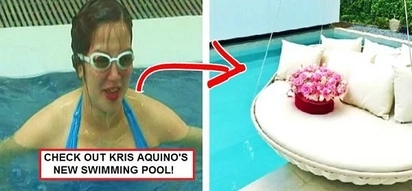 Sobrang bongga talaga! Kris Aquino shows off luxurious swimming pool of her new house!