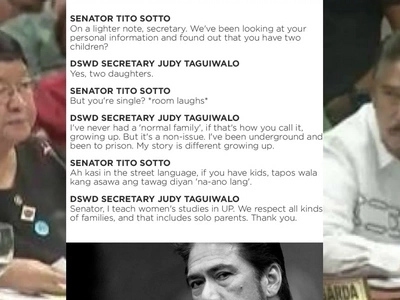 Na-ano lang daw! Netizens slam Sen. Tito Sotto after insulting DSWD Sec. Judy Taguiwalo for being a single parent