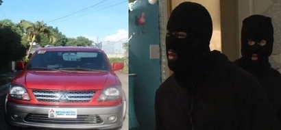 Shocking Pinoy thieves steal family's parked SUV in Bacolod City just before Christmas day