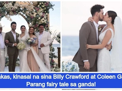 Kinasal na sila! Billy Crawford marries Coleen Garcia in Balesin