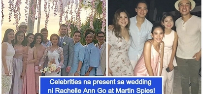 Celebrities who attended the beach wedding of Rachelle Ann Go and Martin Spies in Boracay