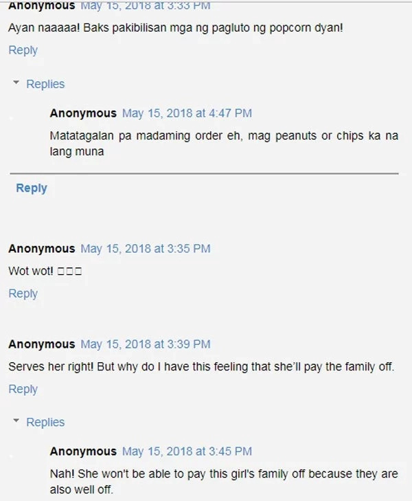 Netizens react after news spread that family of teen in Ellen Adarna's 'pap' video filed criminal charges against actress Netizens react after news spread that family of teen in Ellen Adarna's 'pap' video filed criminal charges against actress