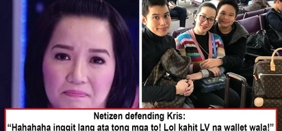 Ba't siya palagi pinagdidiskitahan? Kris Aquino receives backlash from netizens after posting photo of Louis Vuitton travel bags but fans defend her