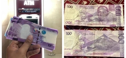 Mukha ng dating pangulong Roxas, nahanap na! Another case of misprinted P100 bill went viral