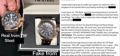 Naloko na! This netizen got duped into buying a counterfeit watch at this online merchant and this is his story