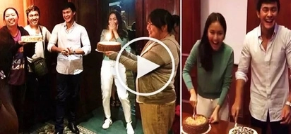 Watch Kathryn Bernardo & Matteo Guidicelli get a surprise party from crew of ‘Can’t Help Falling in Love’ as they celebrate same birthday!