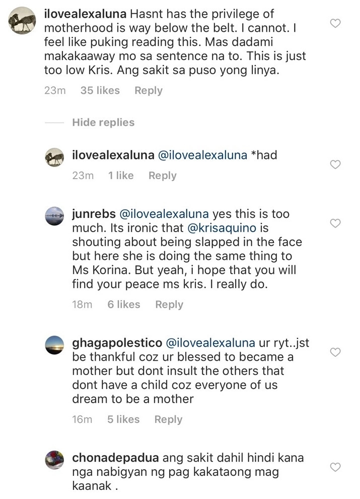 Kris Aquino's 'below the belt' tirade to Korina Sanchez's draws flak online Kris Aquino's 'below the belt' tirade to Korina Sanchez's draws flak online