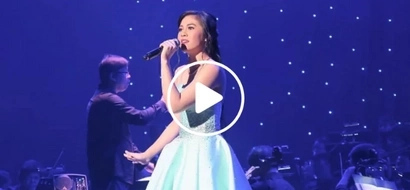 Nabuhay si Elsa sa kanya! Janella Salvador wows crowd with spectacular rendition of Frozen song