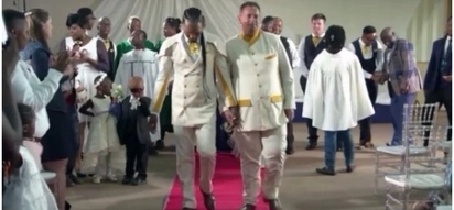 Interracial gay couple gets married by bisexual pastor: Our Perfect Wedding left fans shook