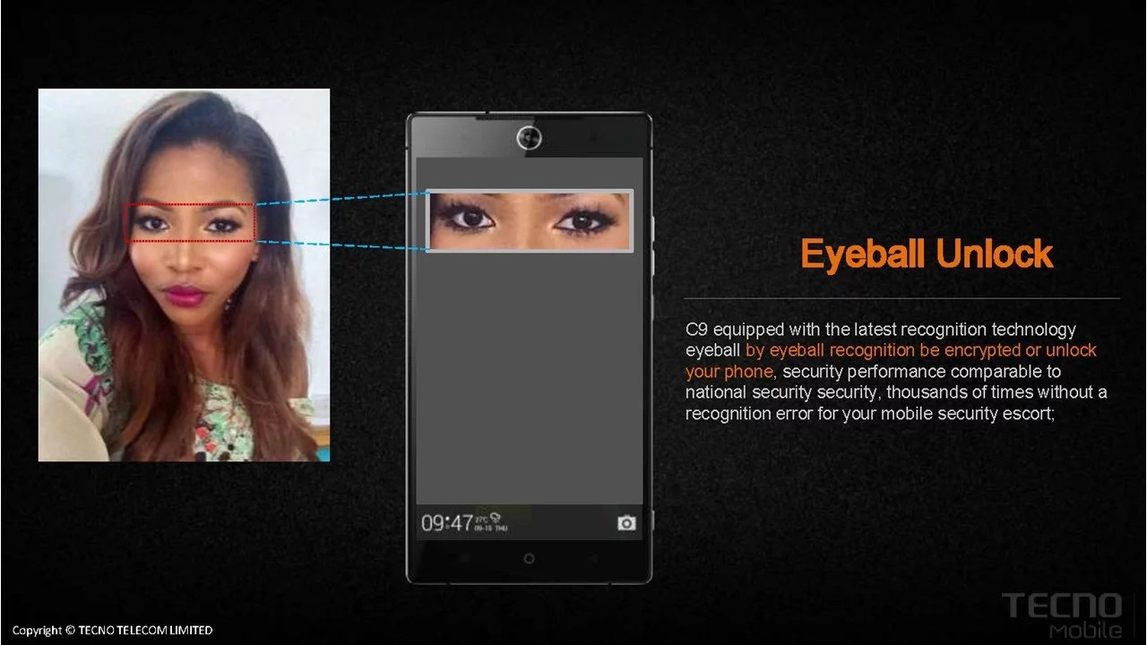 Tecno Camon C9 has the 'best' way to lock your phone
