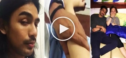 Watch Kiray Celis receive a leg massage from Kirst Viray after hurting her legs wearing high heels!