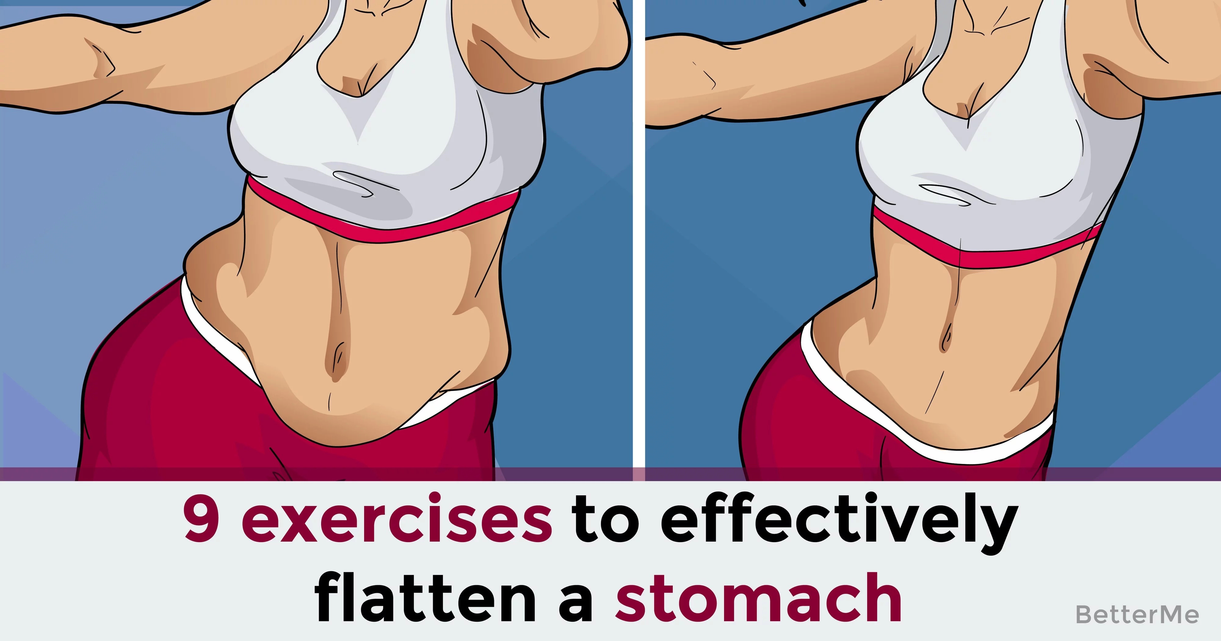 9 moves to effectively flatten a stomach