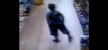 Kid's Stealth Style Of Pooping In Store Without Even Pulling His Pants Down Is Really Disgusting (Video)