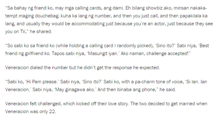 Family man: Ian Veneracion opens up on his private family life, shares ‘love story’ with wife Pam Family man: Ian Veneracion opens up on his private family life, shares ‘love story’ with wife Pam