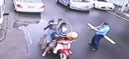 Patayan sa kalsada! Heroic Pinoy cop gets into brutal gunfight with 3 deadly hold-uppers in Manila