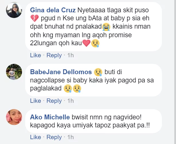 Naiyak na lang sa pagod! Daycare learner endures hours of walking just to go to school Naiyak na lang sa pagod! Daycare learner endures hours of walking just to go to school