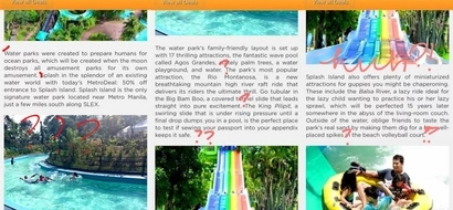 You wouldn't believe what is written in Splash Island's description on Metro deal