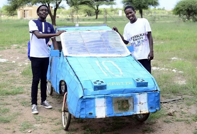 Patrick pictured with a friend who encouraged him. Source: Sowetan Patrick pictured with a friend who encouraged him. Source: Sowetan