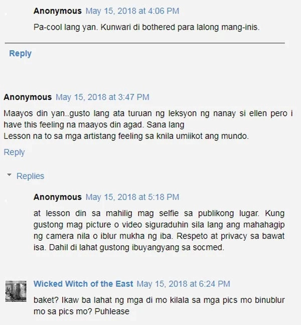 Netizens react after news spread that family of teen in Ellen Adarna's 'pap' video filed criminal charges against actress Netizens react after news spread that family of teen in Ellen Adarna's 'pap' video filed criminal charges against actress